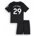 Maillot de foot Tottenham Hotspur Pape Matar Sarr #29 Extérieur vêtements enfant 2025-26 Manches Courtes (+ pantalon court)